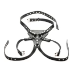 Daddy An Li Leather Strap on Harness